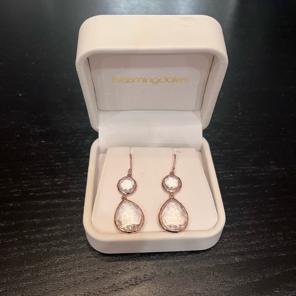 Rose Gold Drop Earrings